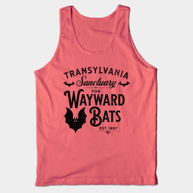 Transylvania Sanctuary for Wayward Bats Light Tank Top by PUFFYP
